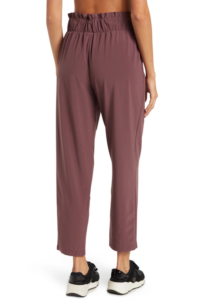 Jetset Ankle Pants, Alternate, color, BURGUNDY HUCKLE