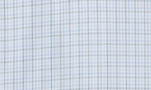 David Donahue Trim Fit Check Cotton Dress Shirt In Multi
