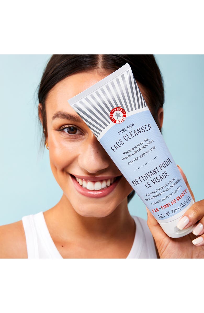 First Aid Beauty Pure Skin Face Cleanser, Alternate, color, 