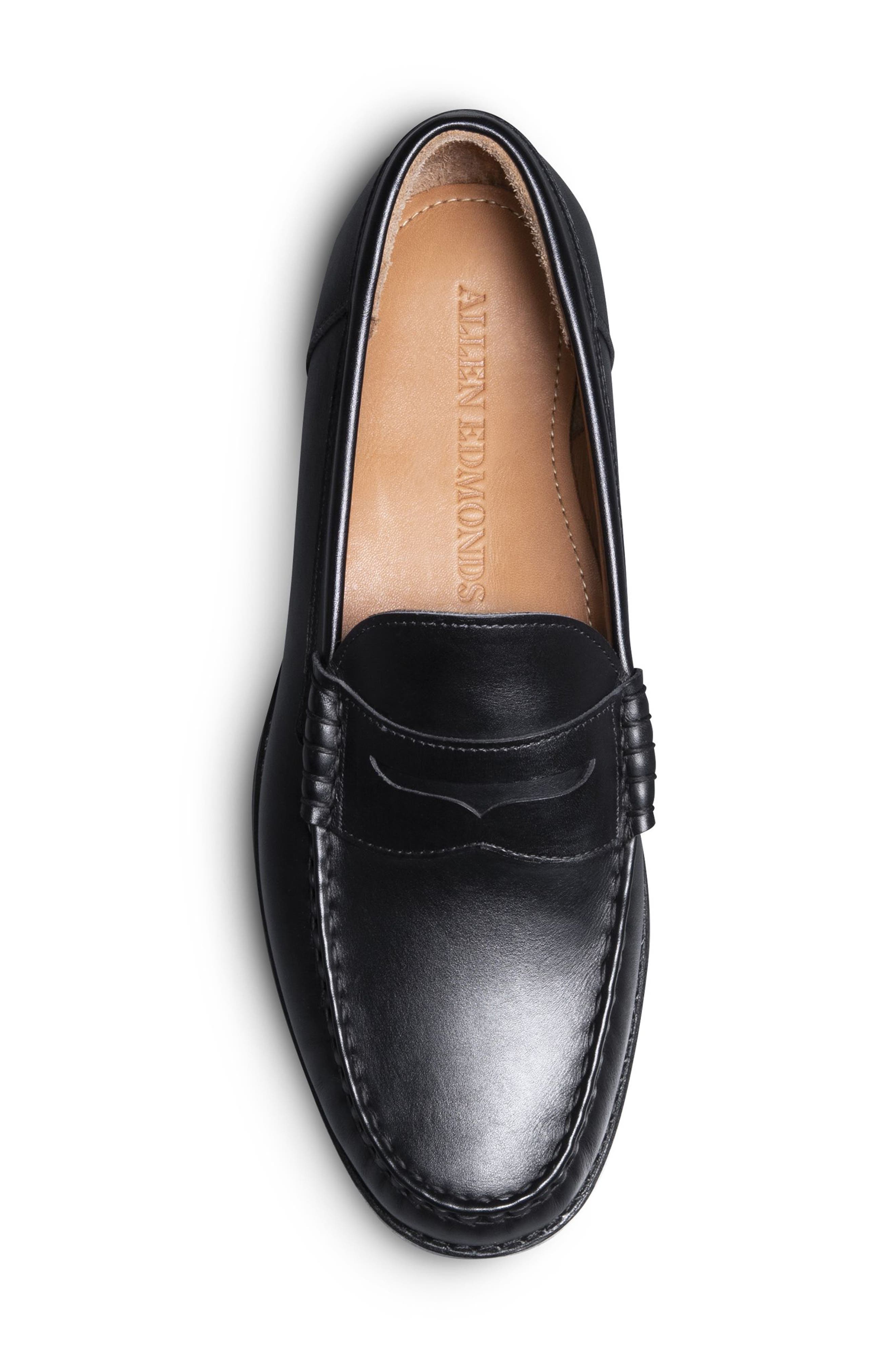 Allen Edmonds Newman Penny Loafer, Alternate, color, Black