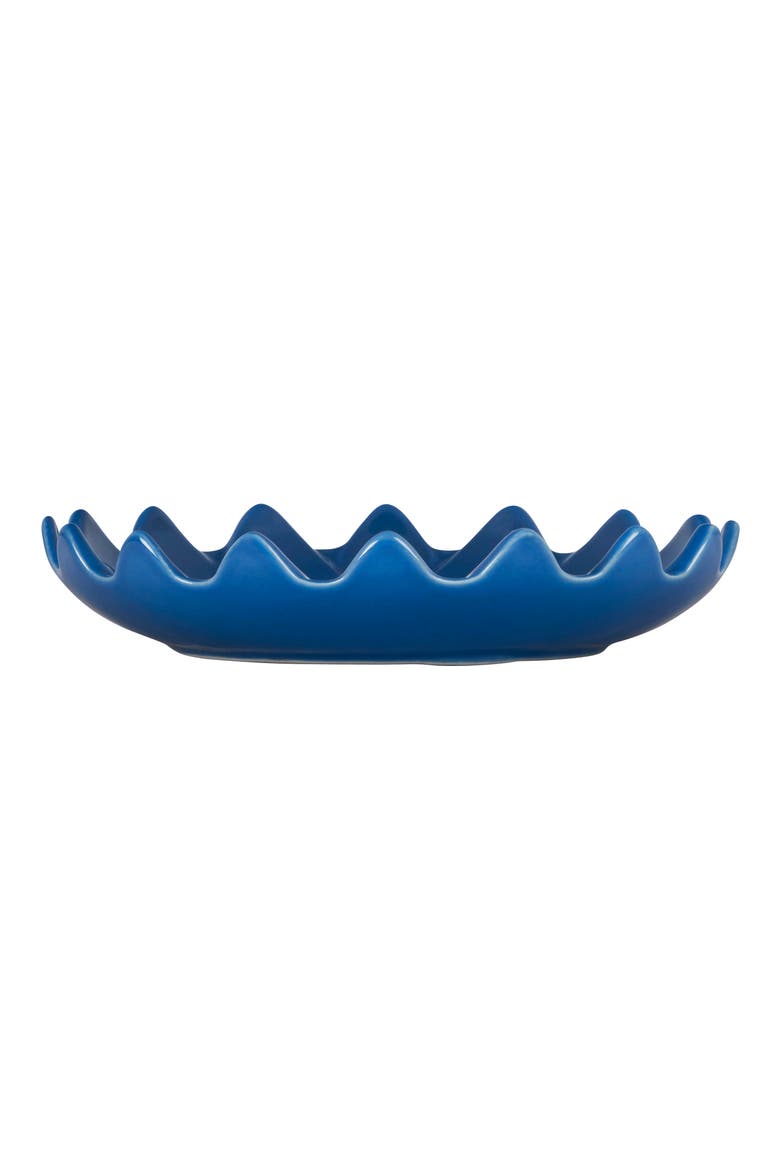Figural Flower Stoneware Spoon Rest, Alternate, color, MARSEILLE