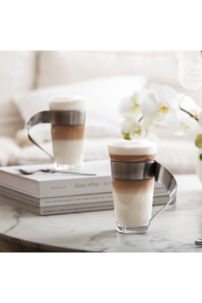 NewWave Latte Macchiato glasses Set of 2, Alternate, color, clear