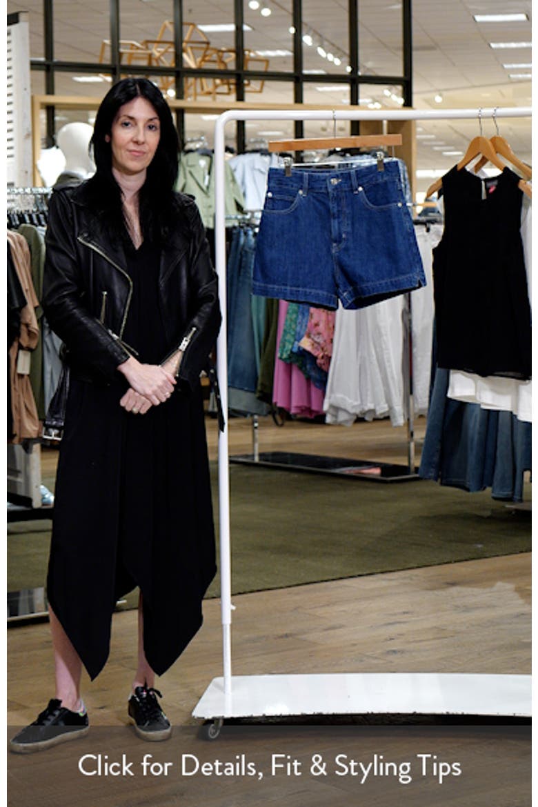 The Charm High Waist Denim Shorts video