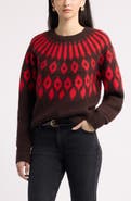 Nordstrom Fair Isle Crewneck Sweater