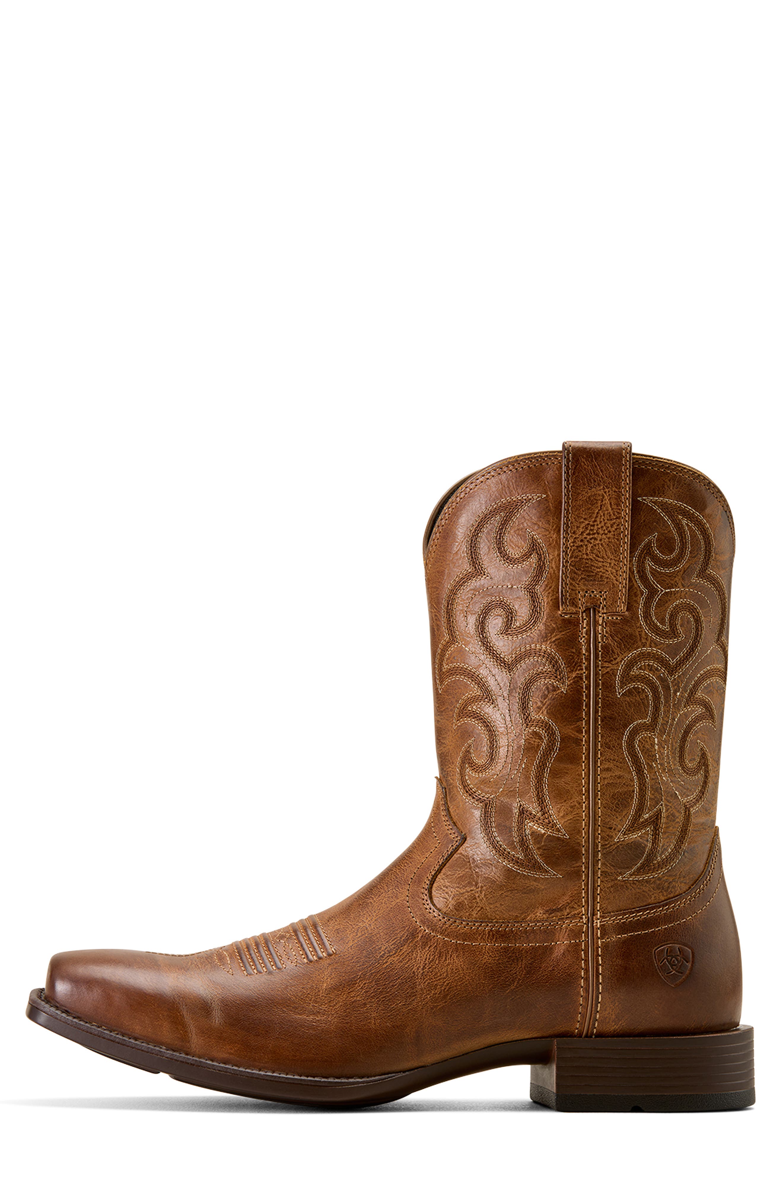 Bodie Western Boot, Alternate, color, BROWN