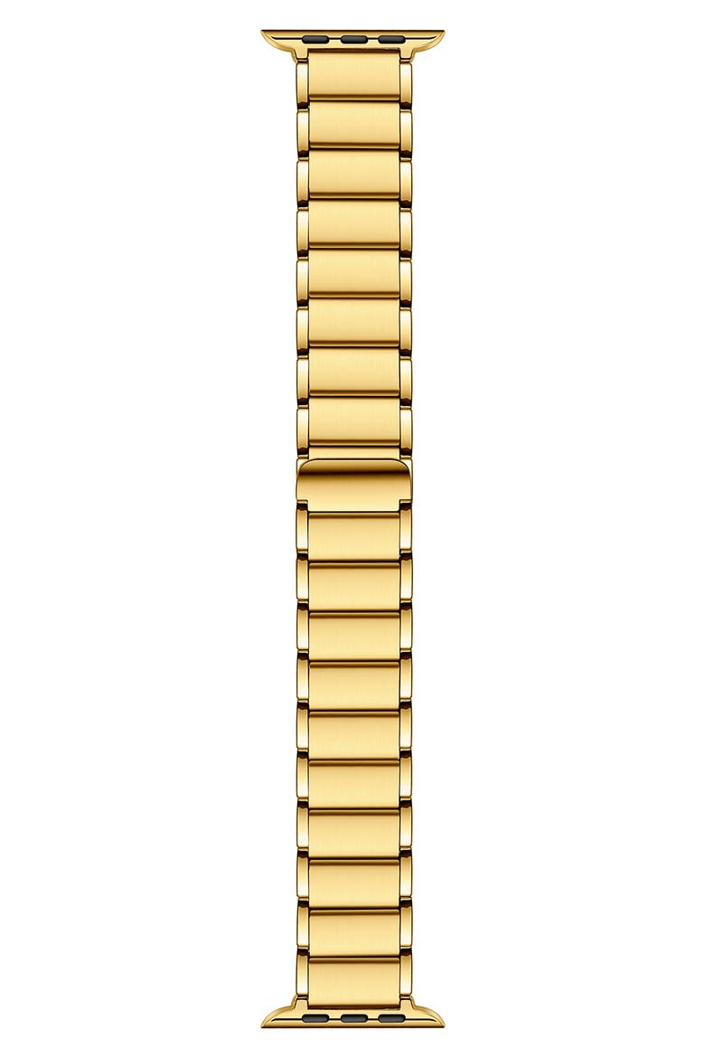 Wide Link 23mm Magnetic Apple Watch® Bracelet Watchband, Alternate, color, YELLOW GOLD