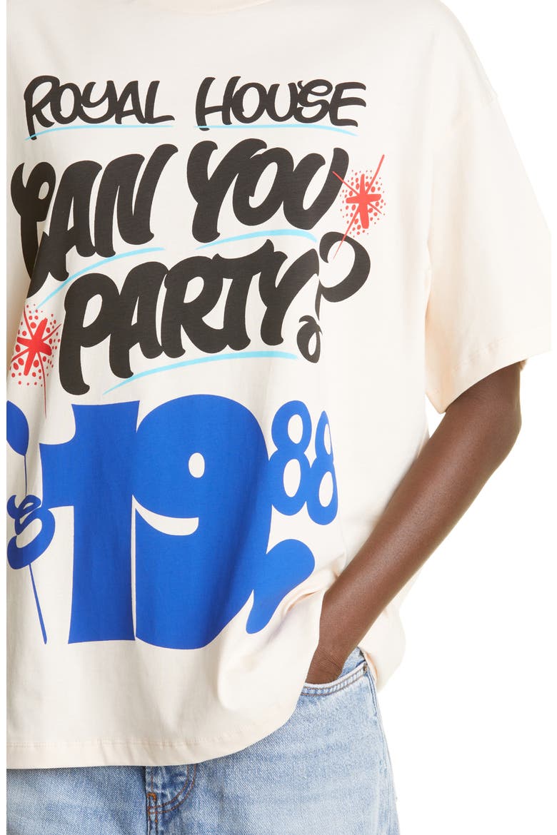 x Peter Paid Unisex Spin Spin Royal House Graphic Tee, Alternate, color, BEIGE