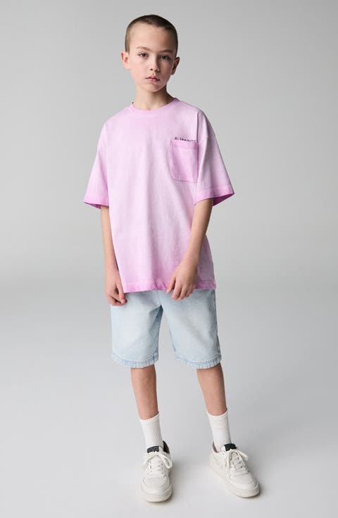 Kids' Oversize Logo Pocket T-Shirt (Big Kid)