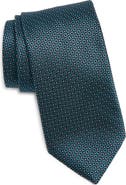 Canali Geometric Silk Tie