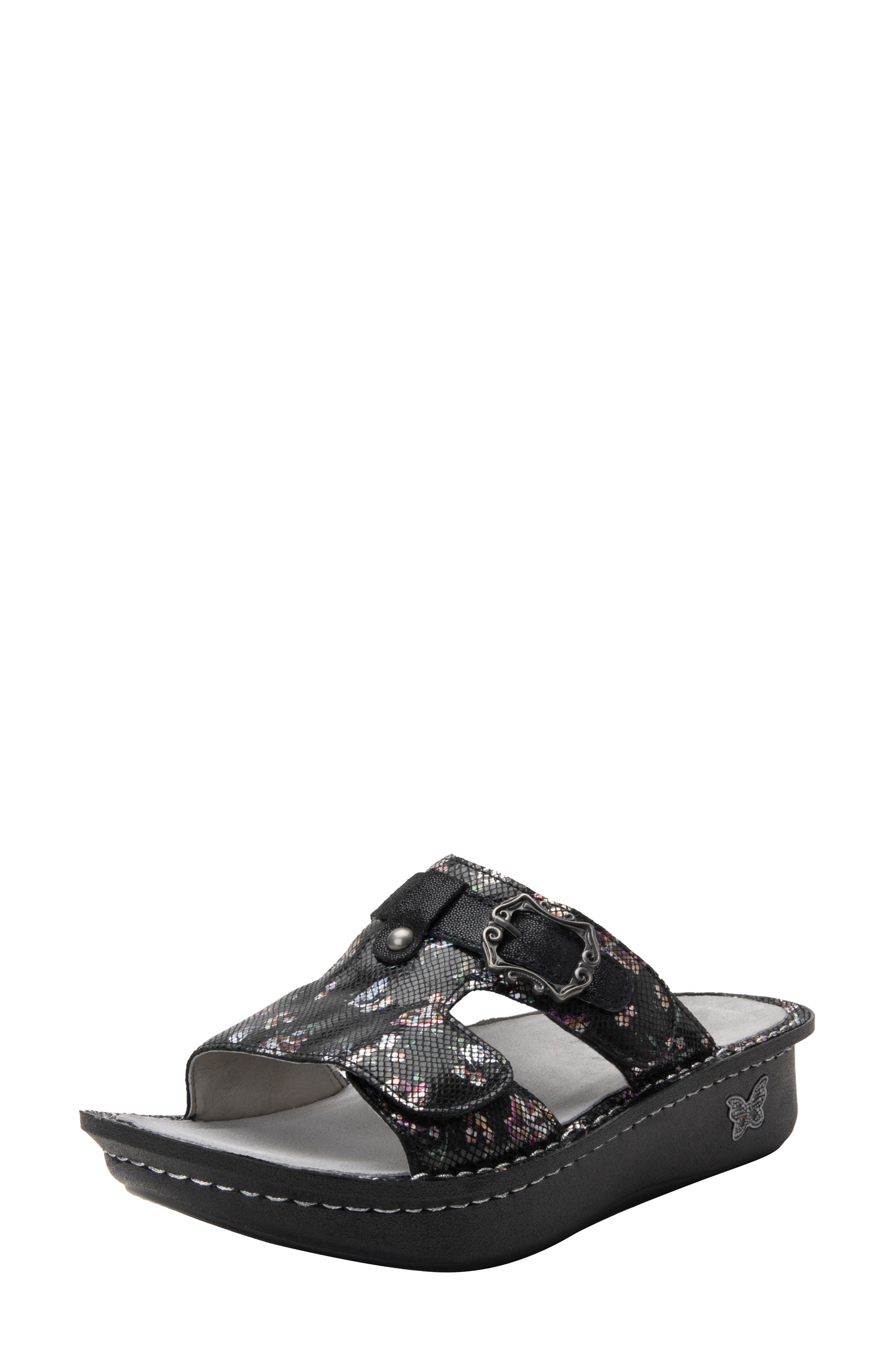 Alegria Kasha Slide Sandal, Alternate, color, RITZ LEATHER