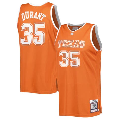 Men's Mitchell & Ness Kevin Durant Burnt Orange Texas Longhorns 2006/07 Throwback Jersey