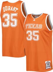 Mitchell & Ness Men's Mitchell & Ness Kevin Durant Burnt Orange Texas Longhorns 2006/07 Throwback Jersey