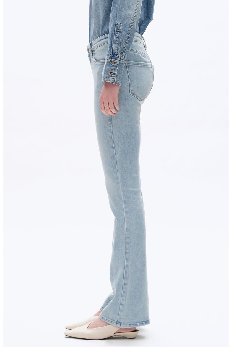 Low Rise Bootcut Jeans, Alternate, color, LIGHT BLUE
