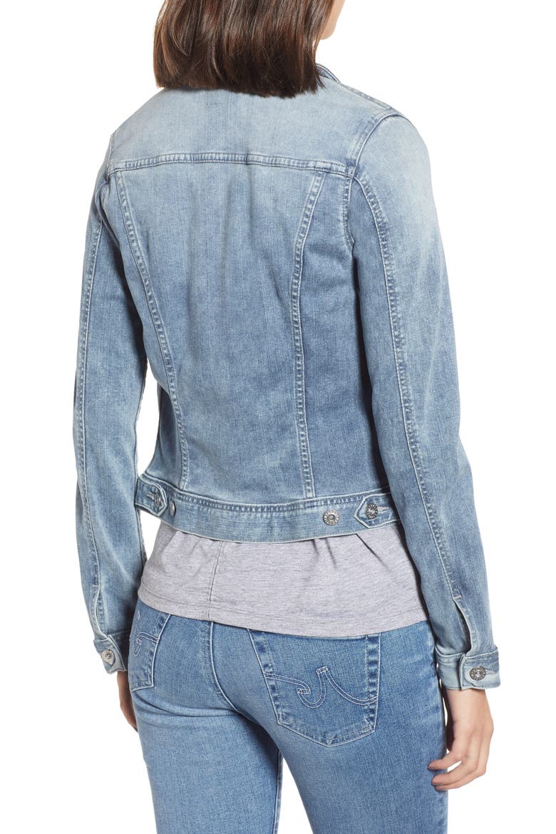 'Robyn' Denim Jacket, Alternate, color, STREAMSIDE