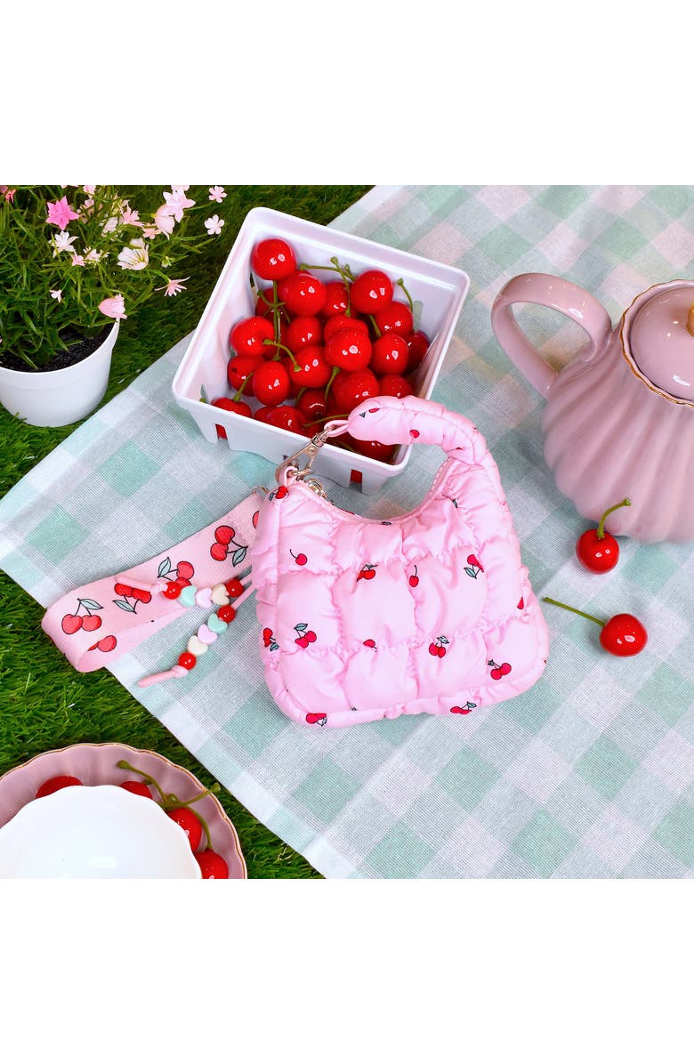 OMG Accessories Kids' Cherry Bag & Charm Set, Alternate, color,