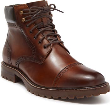 Johnston Murphy JOHNSTON AND MURPHY Stratford Cap Toe Leather