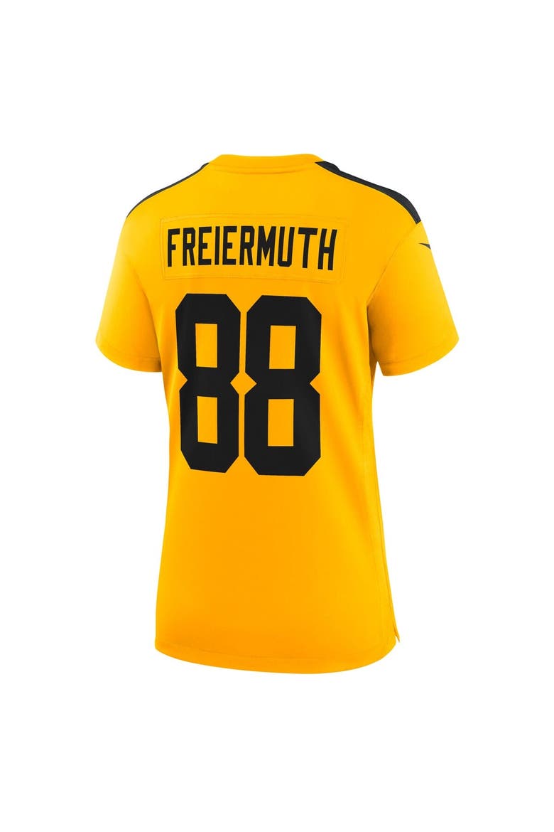 Women's Nike Pat Freiermuth Gold Pittsburgh Steelers Alternate 1933 Throwback Game Jersey, Alternate, color, Gold