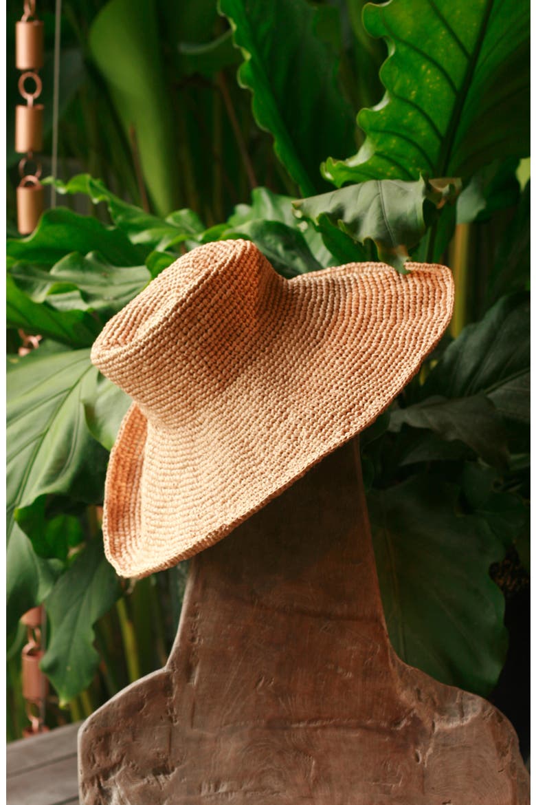 Ulu Raffia Rancher Medium Brim Hat, Alternate, color, Natural