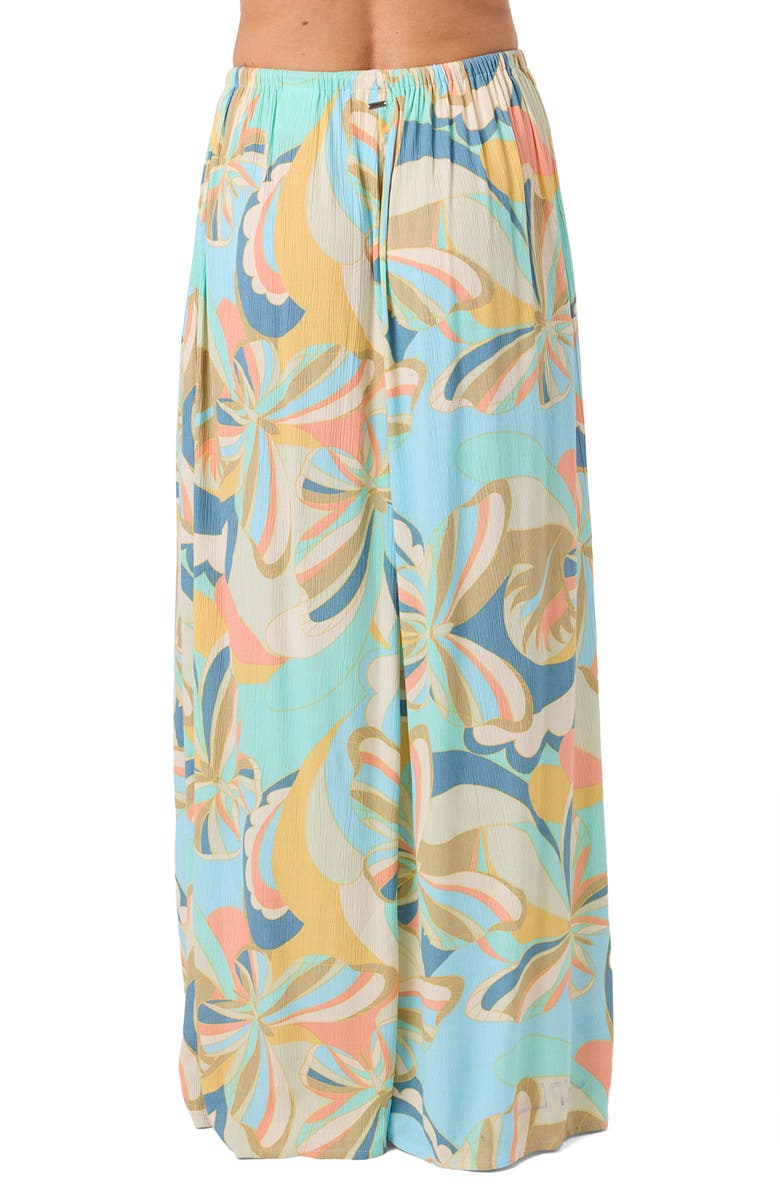 O'Neill Brooke Print Cover-Up Skirt, Alternate, color, Light Blue Multi Colored
