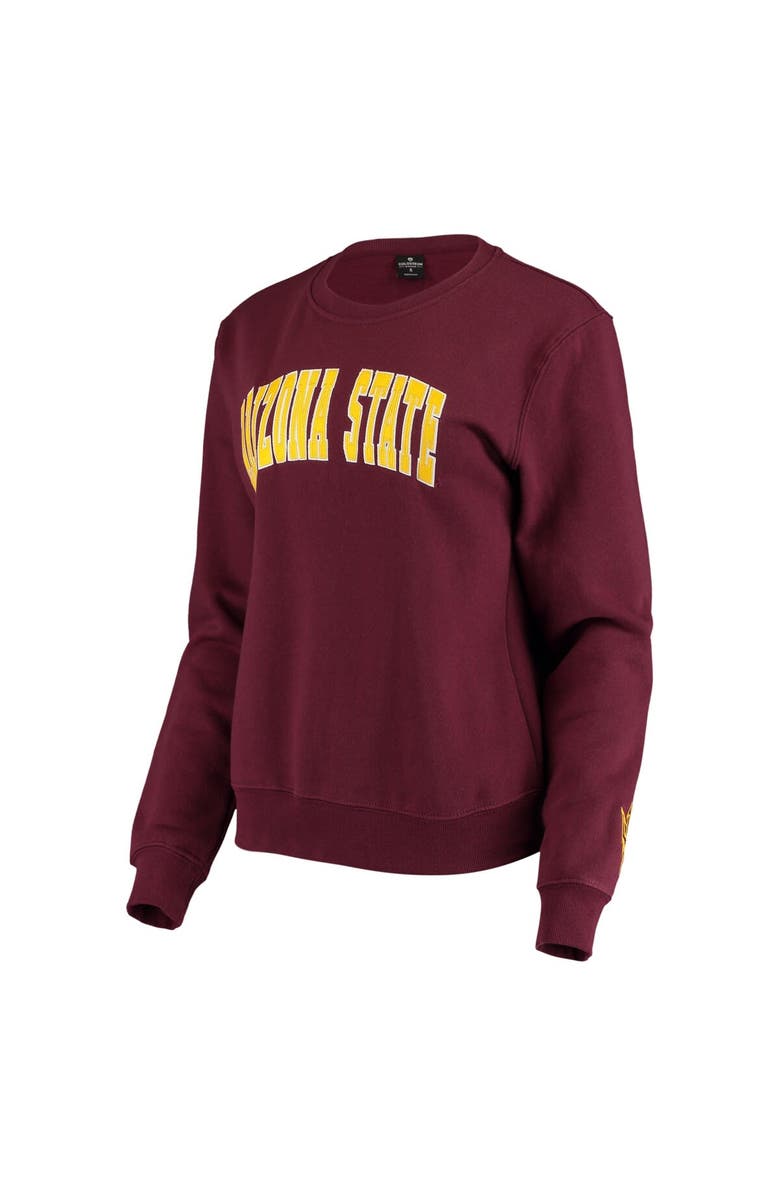 COLOSSEUM Women's Colosseum Maroon Arizona State Sun Devils Campanile Pullover Sweatshirt, Alternate, color, Maroon