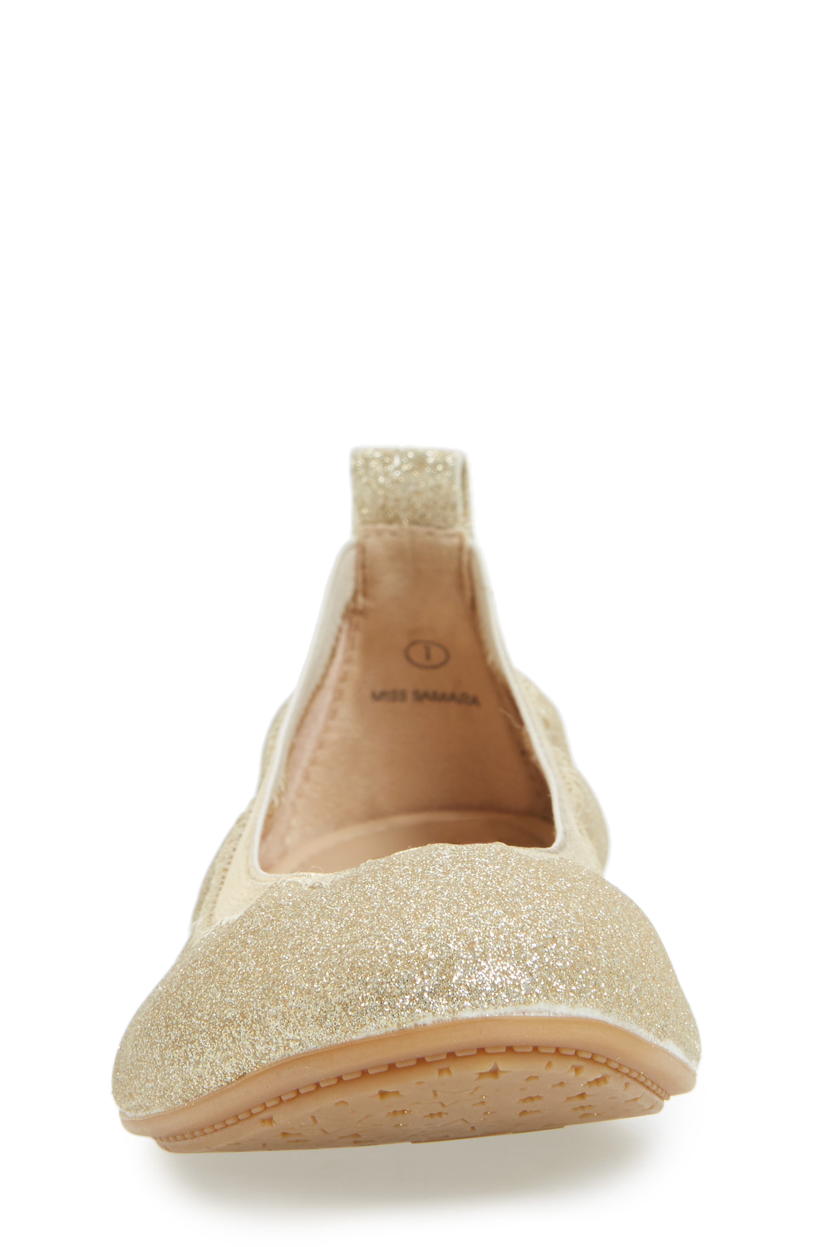 Ballet Flat, Alternate, color, GOLD GLITTER