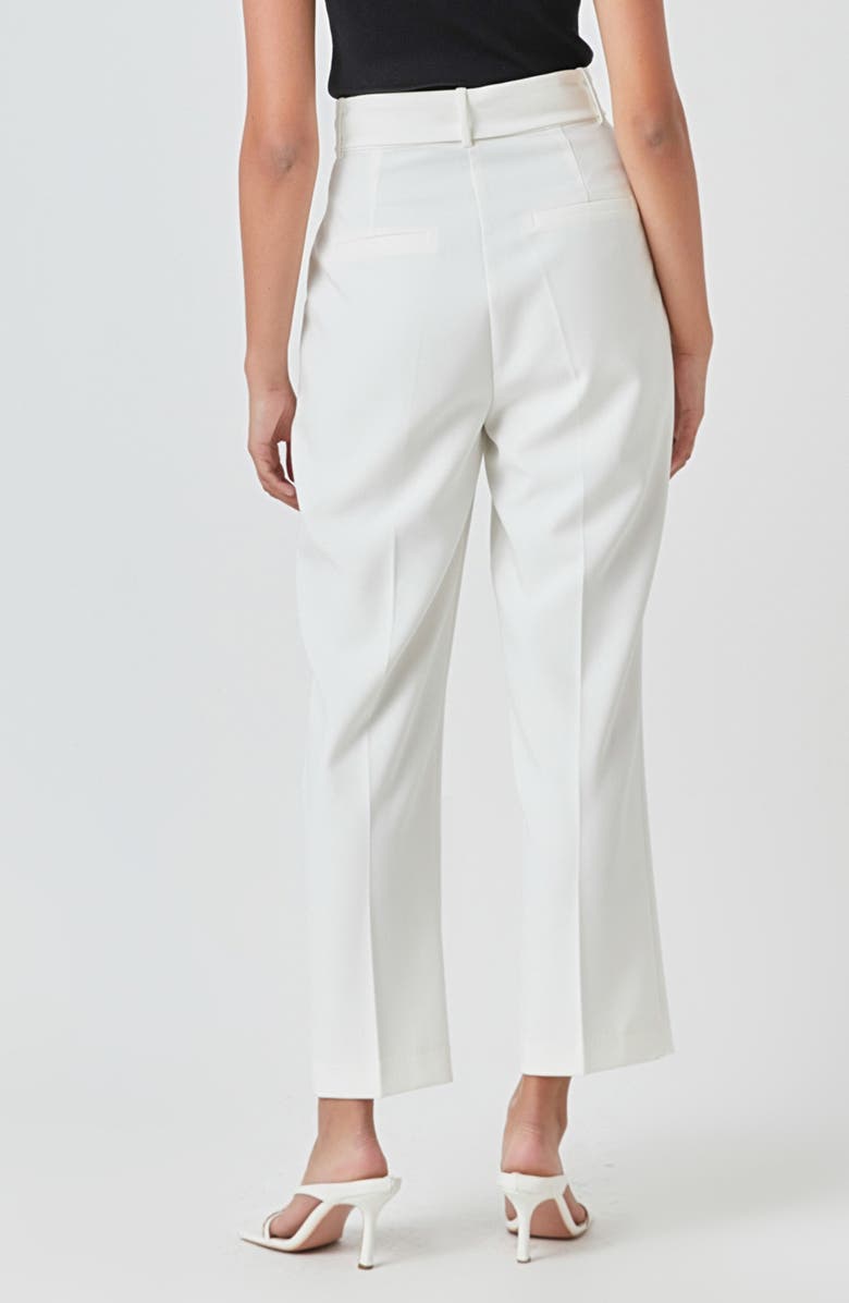Endless Rose High Waist Belted Pants, Alternate, color, 