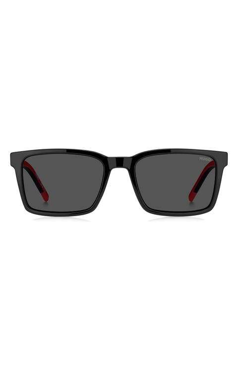 55mm Rectangular Sunglasses