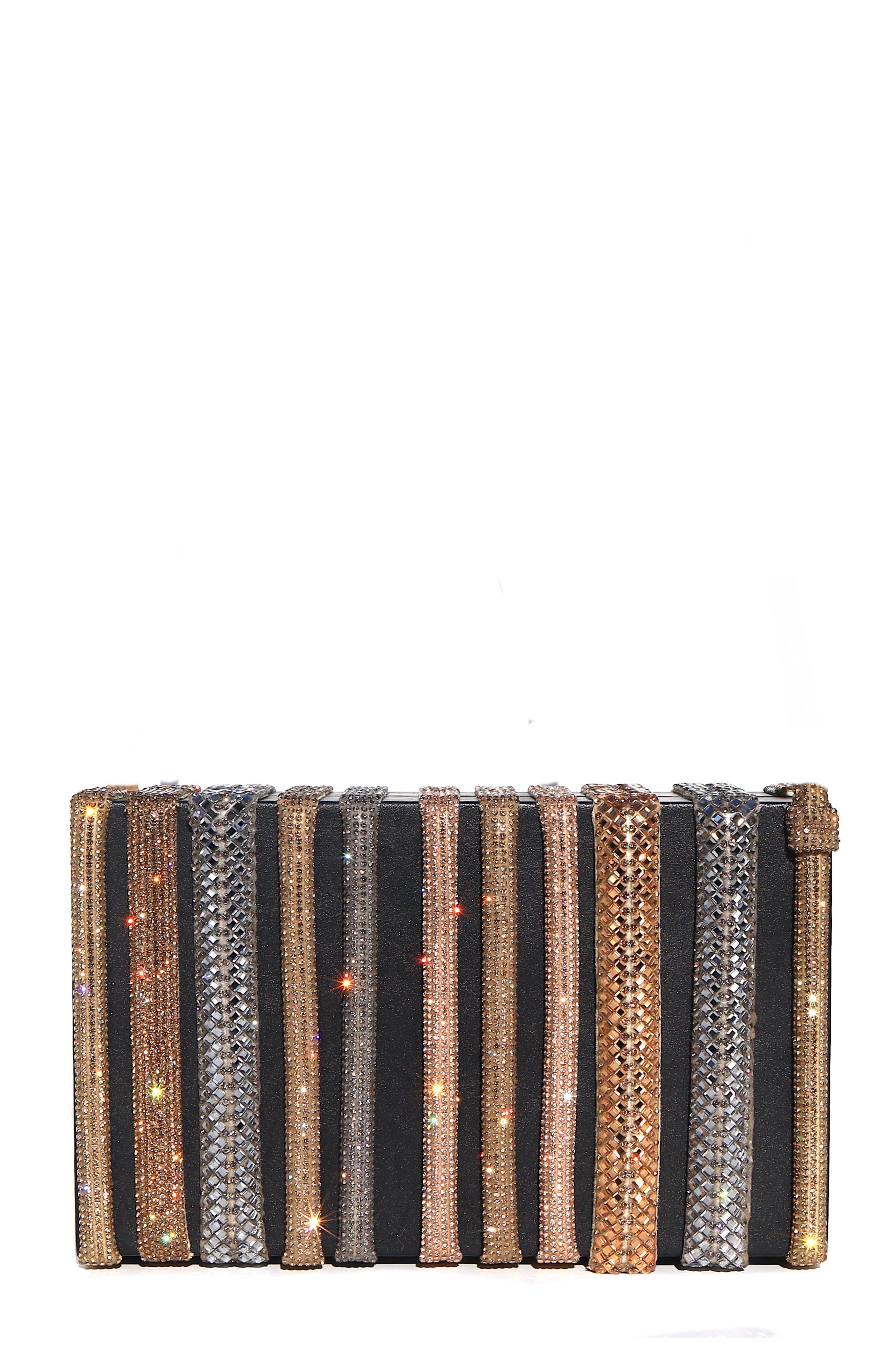 Simitri Etoile Clutch, Main, color, Metallic