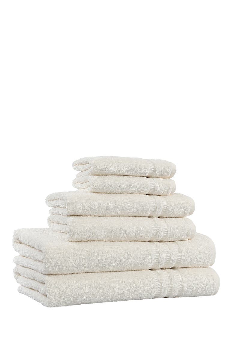Denzi 6-Piece Towel Set - Cream, Alternate, color, CREAM