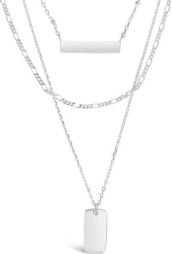 PRY シュウト　Layered Bar Necklace [slv925] Layered Bar Necklace [slv925] – PRY