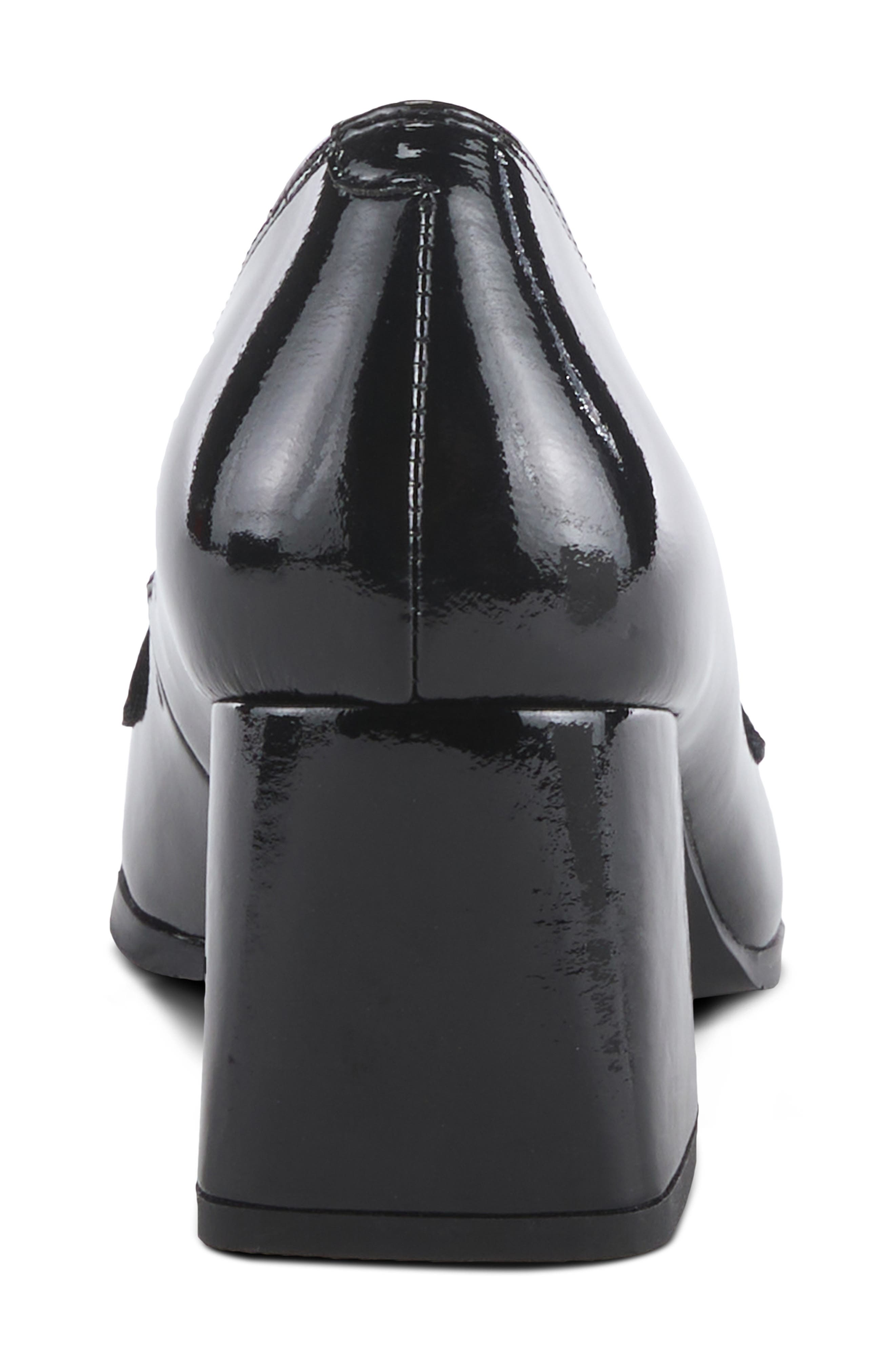 AZURA BY SPRING STEP Luzish Square Toe Pump, Alternate, color, Black Patent