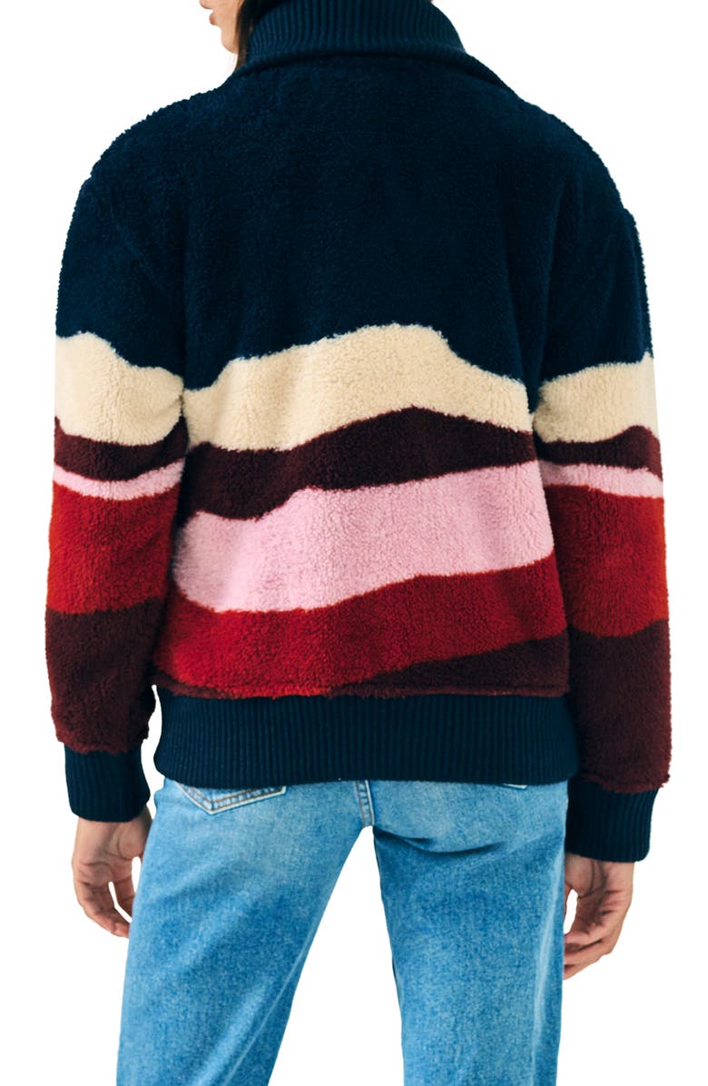 Faherty Mountain Sunset High Pile Fleece Jacket, Alternate, color,