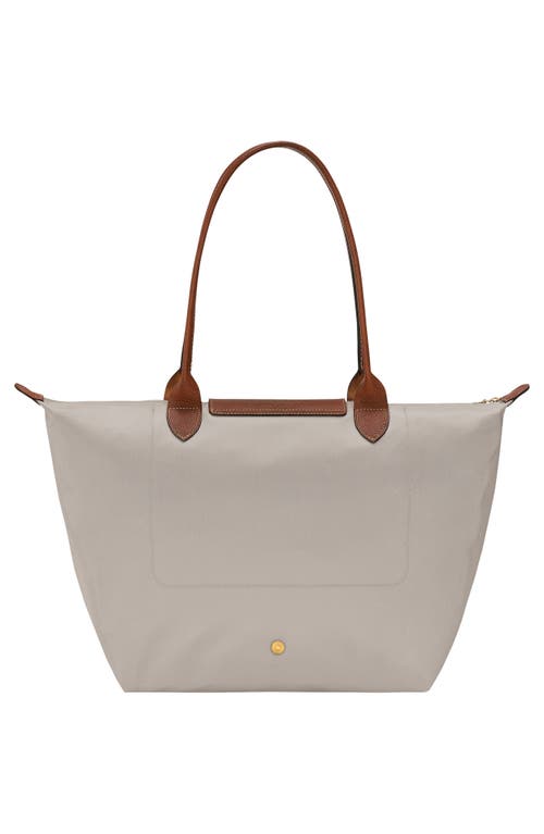 Longchamp Large Le Pliage Tote In Gray