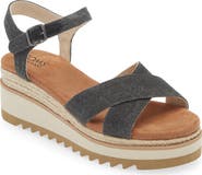 TOMS Gia Platform Wedge Sandal