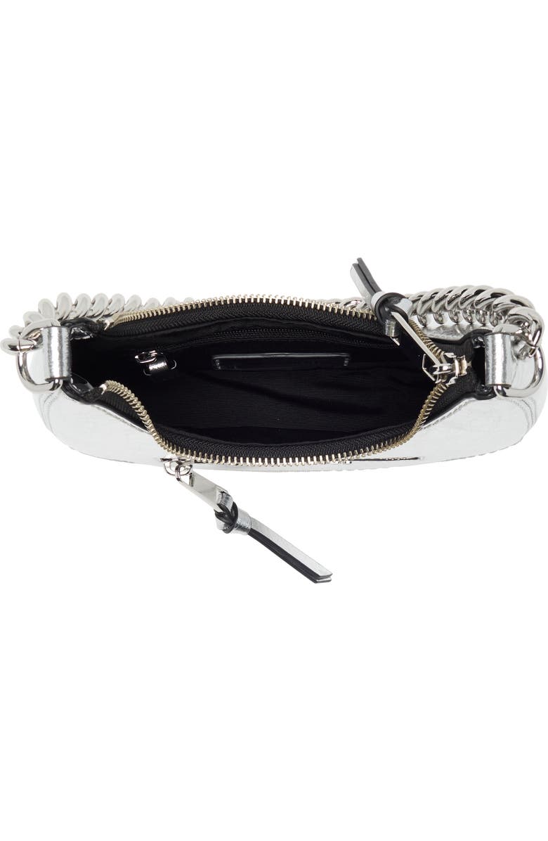 Marc Jacobs Mini Crescent Metallic Crossbody Bag, Alternate, color,