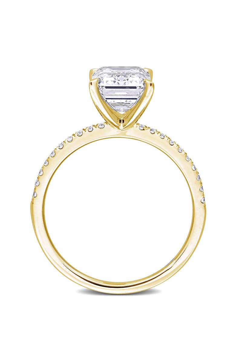 Julianna B. 3-1/10 CTW Lab-Grown Diamond Emerald-Cut Ring 14k, Alternate, color,