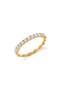  18Kt Yellow Gold / Clear Stone