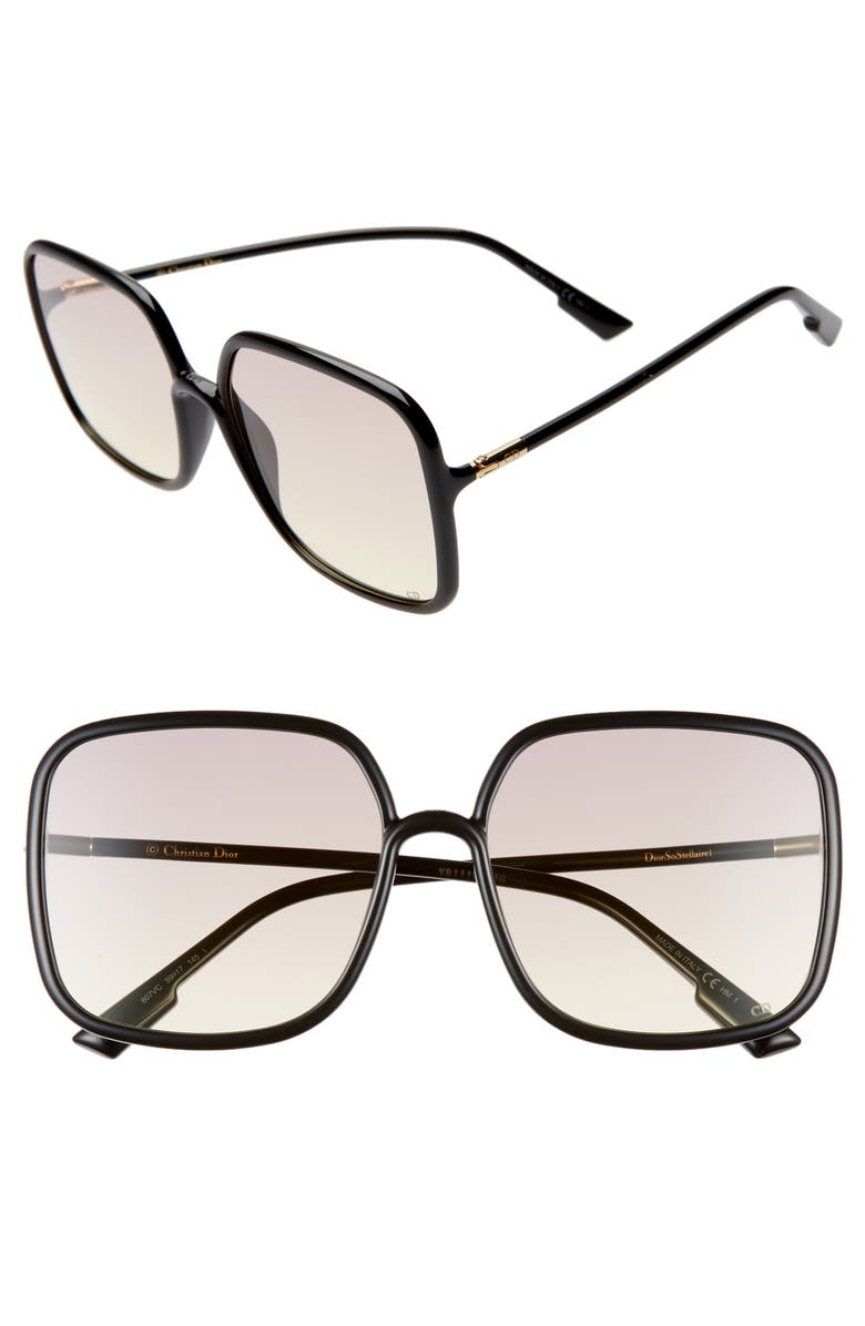 DIOR Stellair 59mm Square Sunglasses, Main, color, 