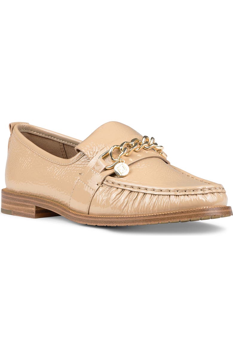 Donald Pliner Moc Toe Bit Loafer, Main, color, Sand