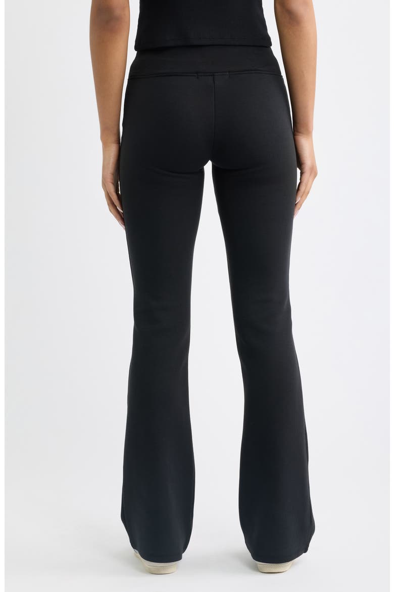 Jessa Flare Leg Lounge Pants, Alternate, color, BLACK