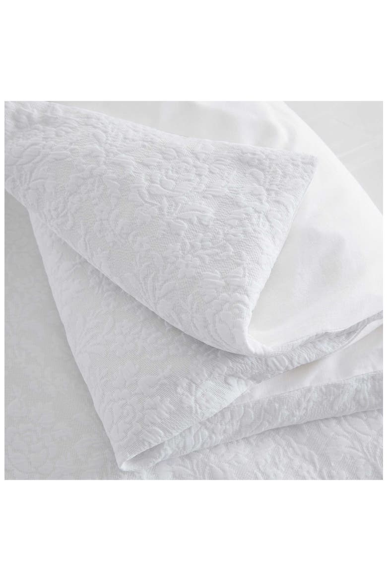 Garden Trellis Jacquard Comforter Set, Alternate, color, SPARKLING WHITE