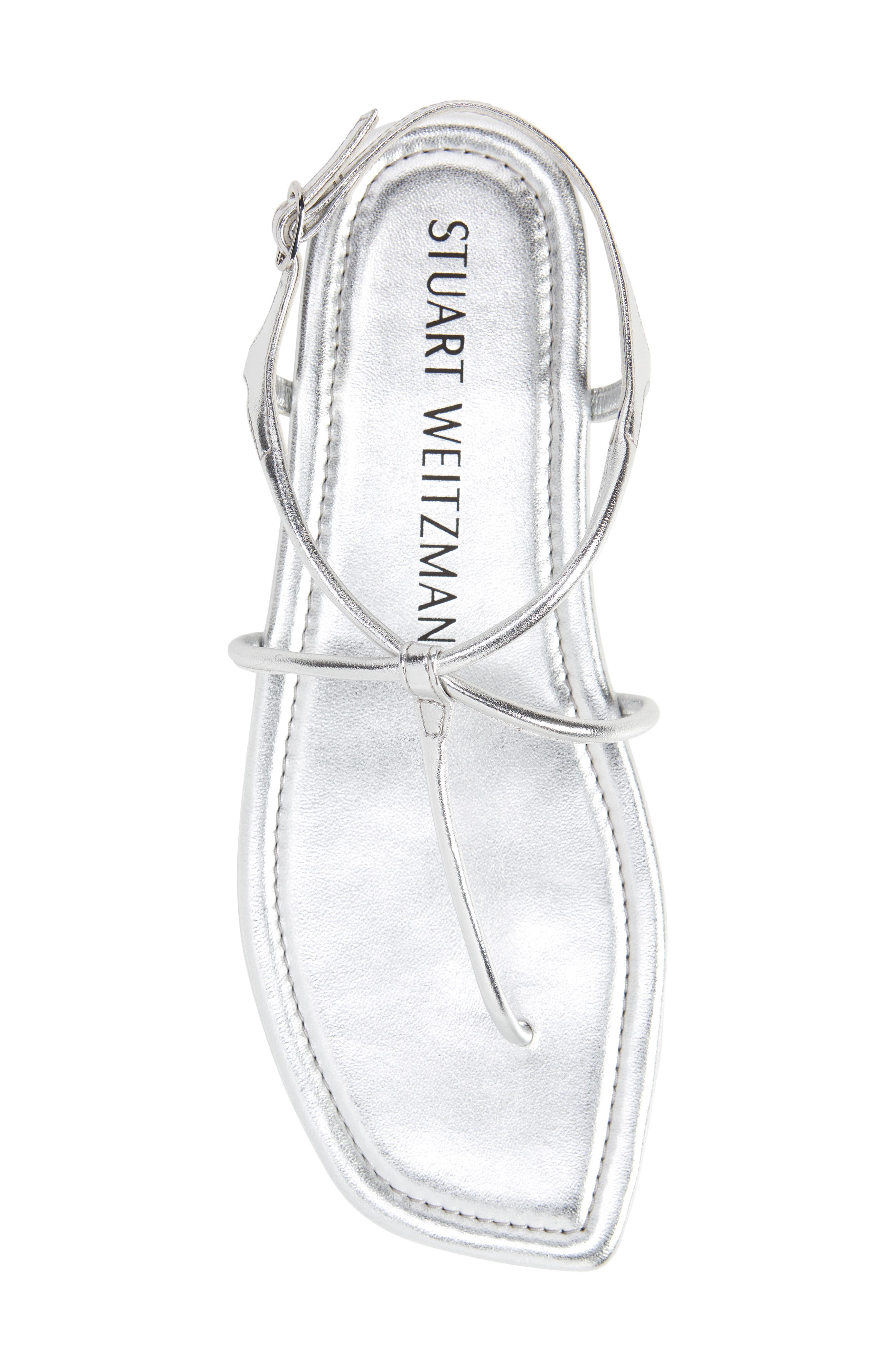 Stuart Weitzman Matilda Metallic Sandal, Alternate, color, 