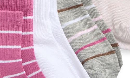 Capelli New York Kids' Icons Assorted 8-pack Quarter Socks In Multi
