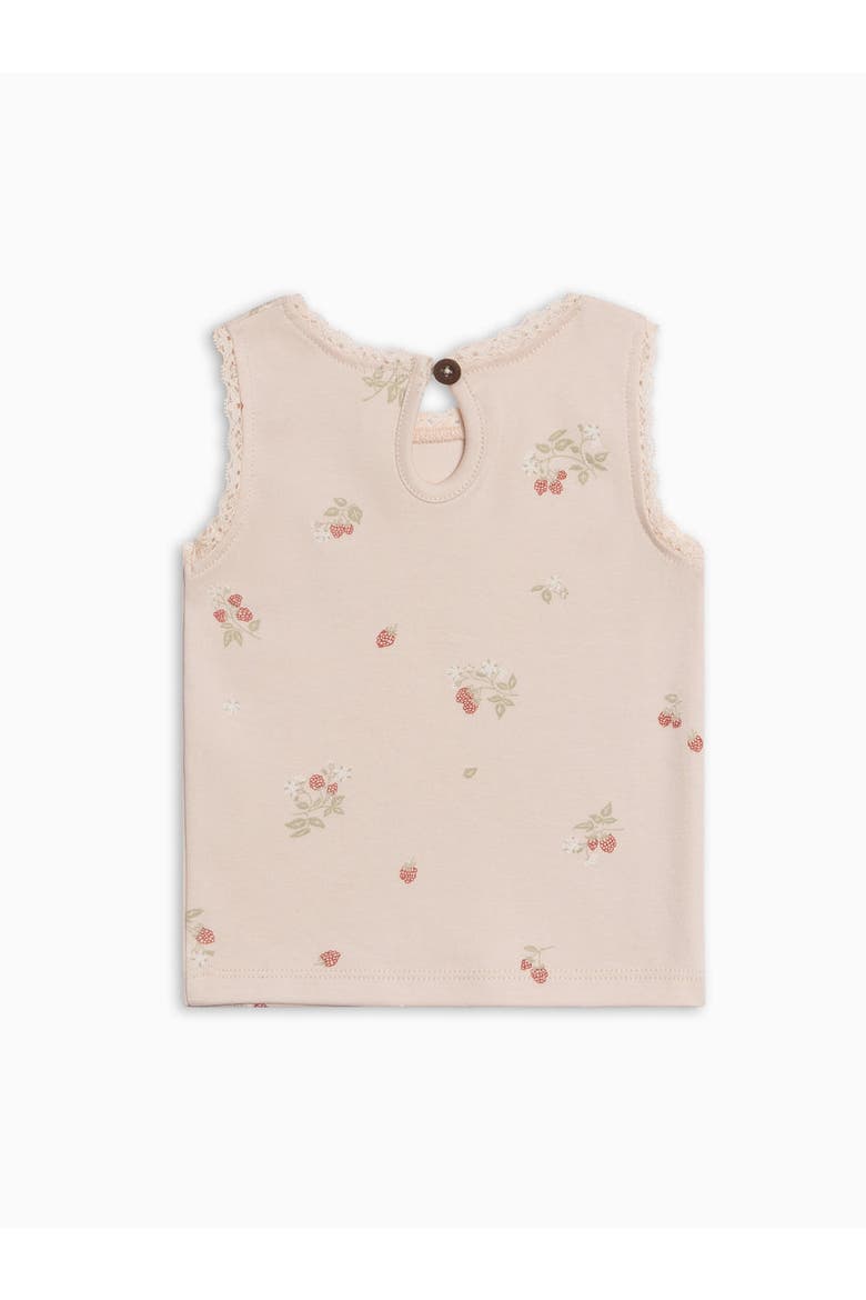 Organic Selene Tank, Alternate, color, Raspberries / Shell + Mint