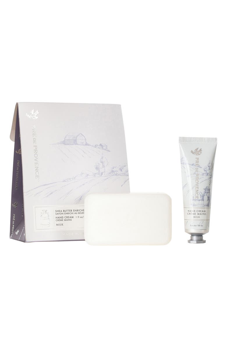 EUROPEAN SOAPS Pre de Provence Heritage Gift Set, Main, color, Milk