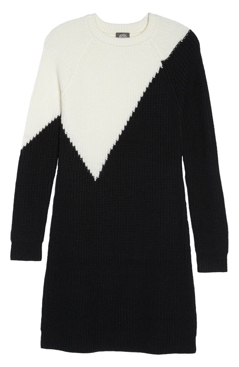 Vince Camuto Colorblock Sweater Dress, Alternate, color,