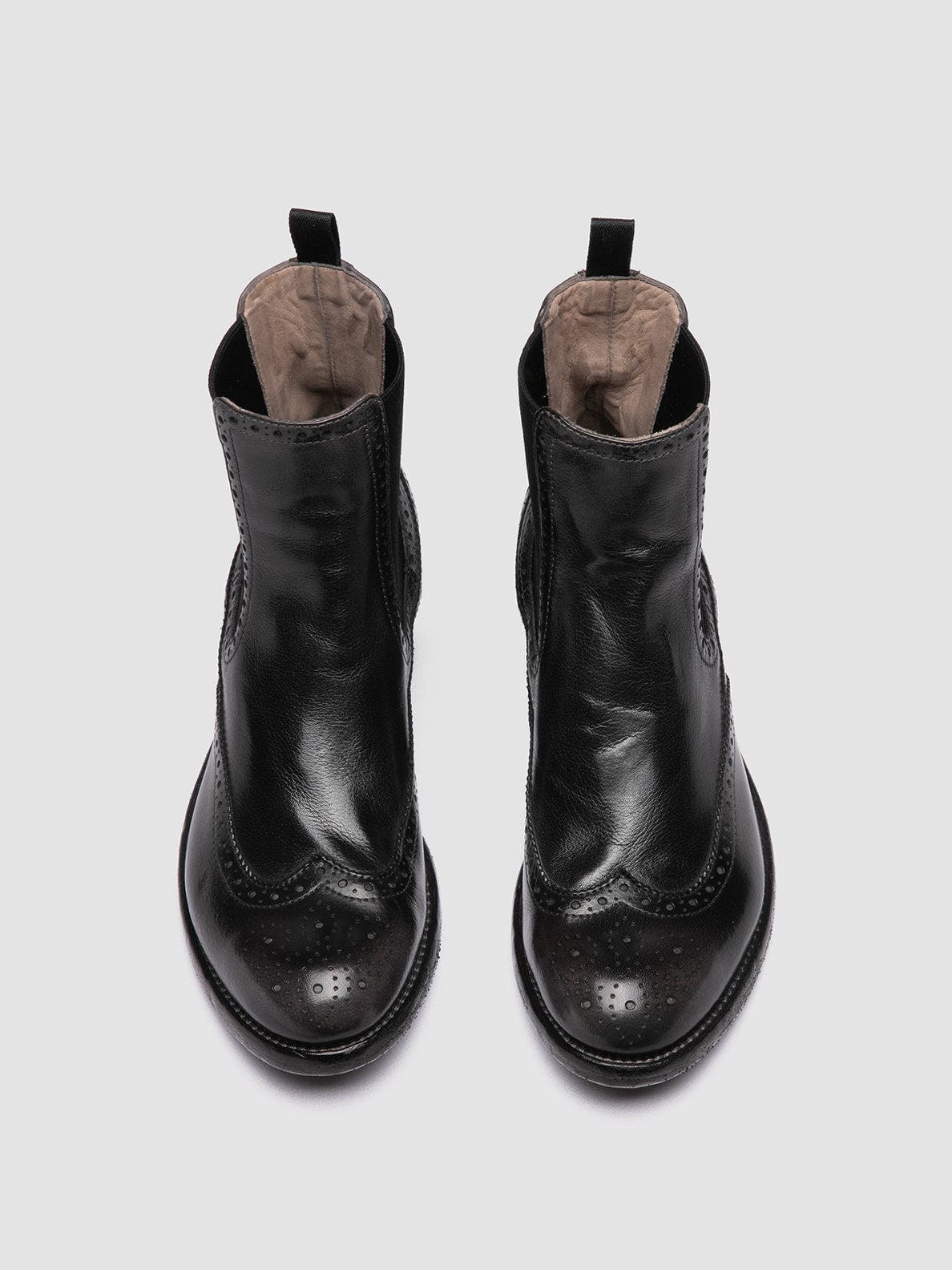 Officine Creative Lexikon 151 Leather Chelsea Boots, Alternate, color, Black