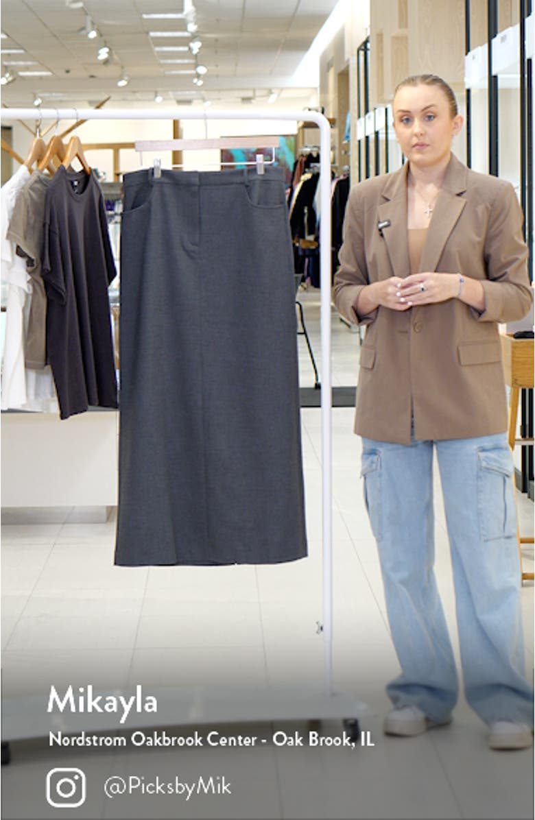 Back Slit Skirt, sales video thumbnail