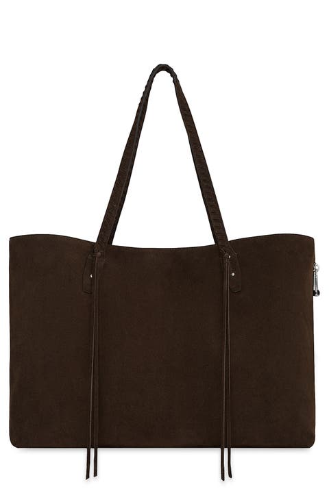 Mae Suede Tote Bag