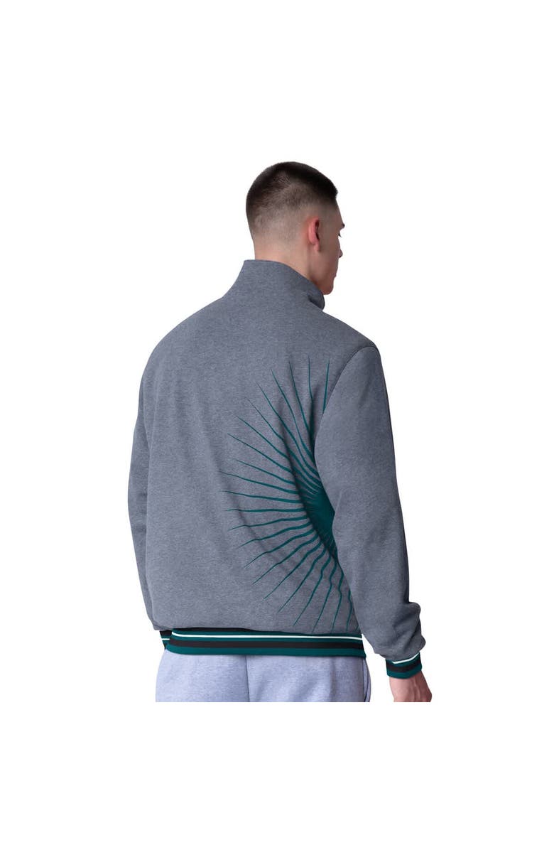 G-III Extreme Men's G-III Extreme Midnight Green Philadelphia Eagles Strong Arm Reversible Full-Zip Jacket, Alternate, color, Green